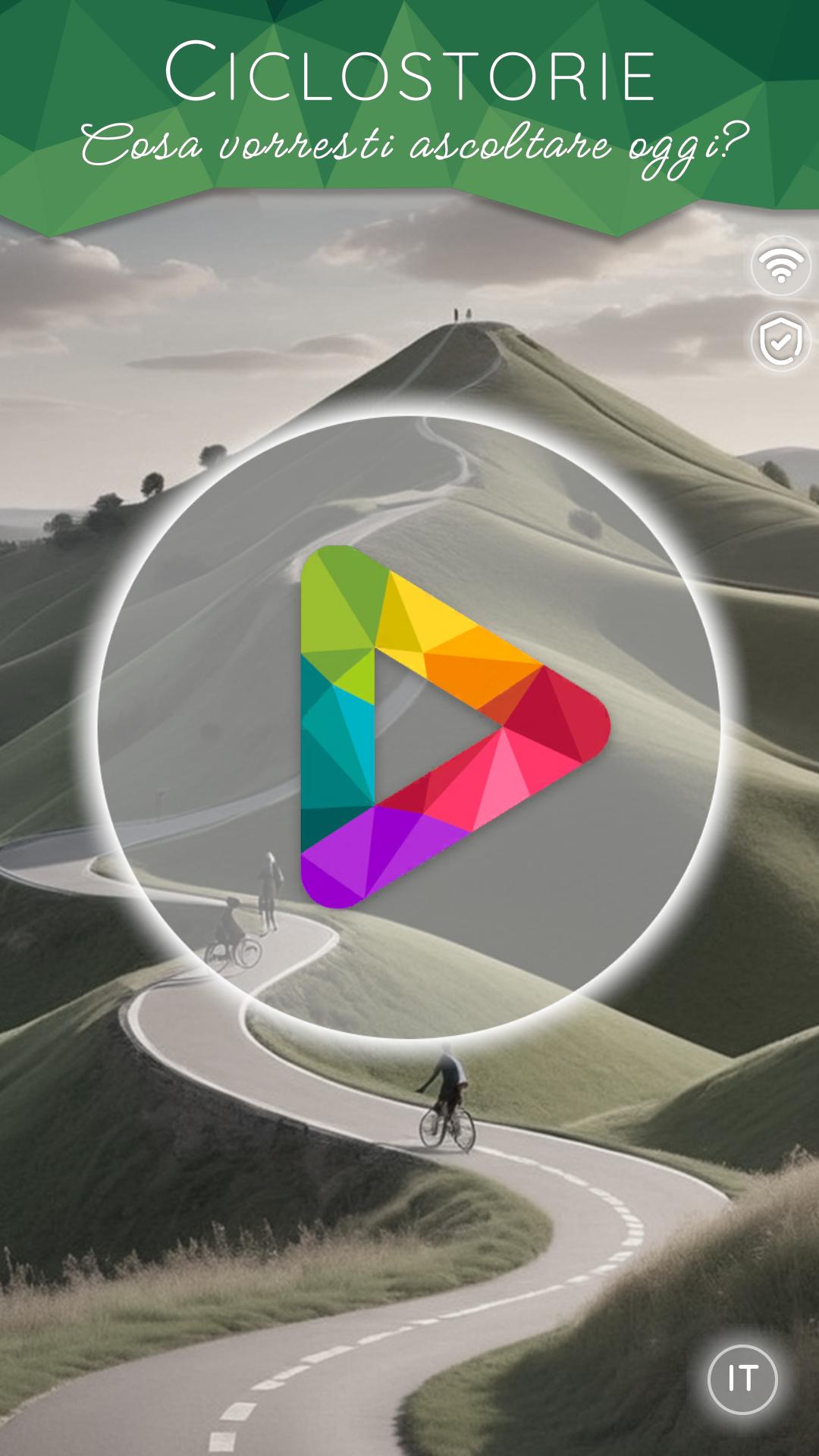 Screenshot CicloStorie – schermata principale